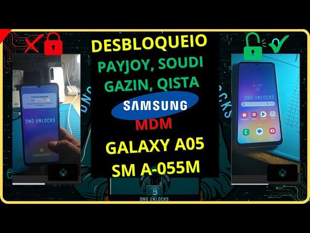 DESBLOQUEIO P@Y JOY SAMSUNG GALAXY A05 SM-A055m MDM (BLOQUEIO DE LOJA), E VÁRIOS OUTROS MODELOS.