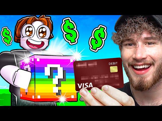 Buying the RAREST Lucky Block in Roblox Battlegrounds