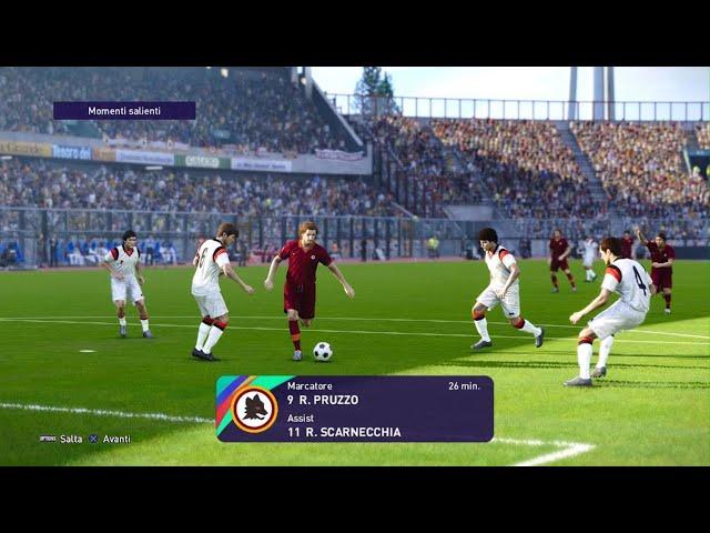 eFootball PES 2021 Coppa Italia Classic Serie A 1980-81 Roma - Milan HIGHLIGHTS