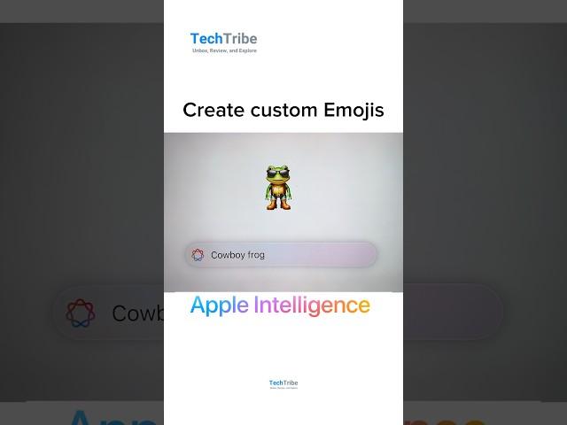 Create your custom emoji in iOS 18 #iphone16promax #iphone16pro