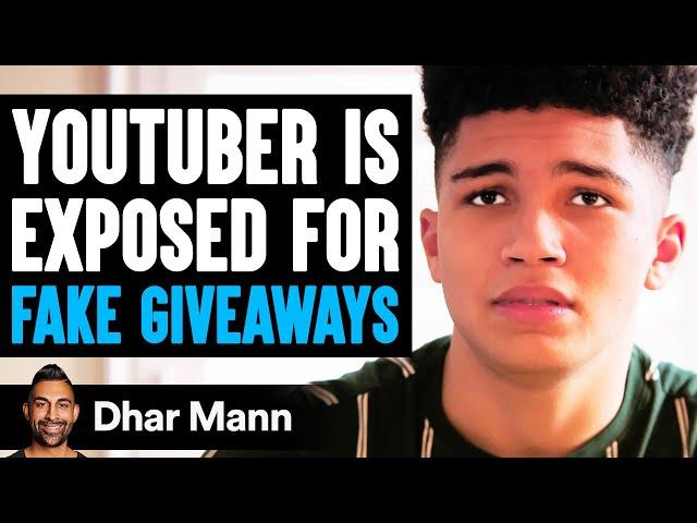 YouTuber Is EXPOSED For FAKE GIVEAWAYS, He Lives To Regret It | Dhar Mann