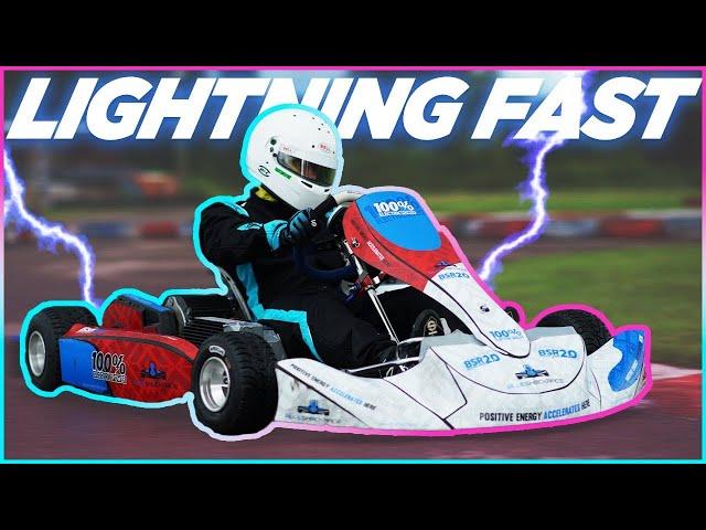 IS THIS ELECTRIC GO KART THE FUTURE? | Blue Shock Race