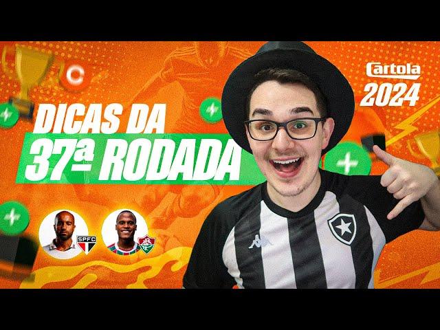 DICAS #37 RODADA | CARTOLA FC 2024 | A PENÚLTIMA DO ANO!!