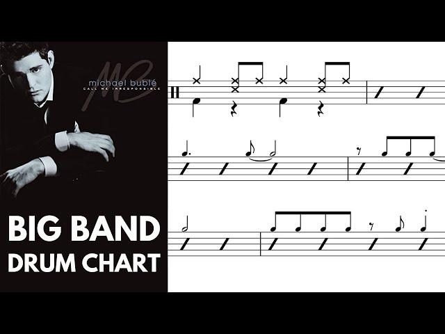 Big Band Drum Chart | "Call Me Irresponsible" | Michael Bublé 