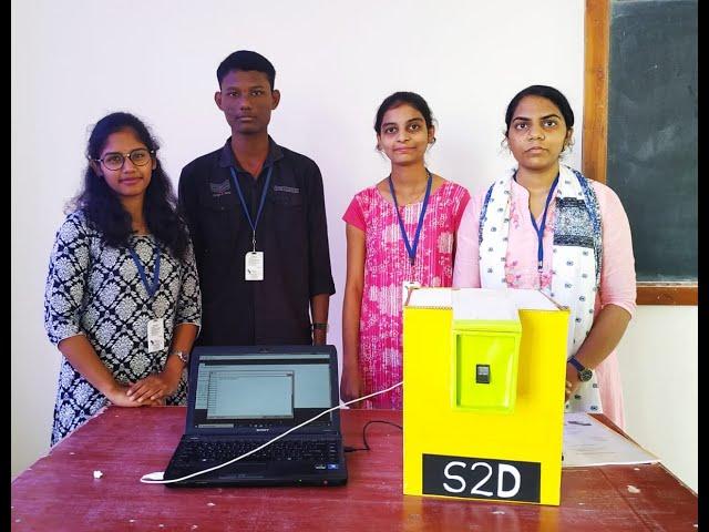 || S2D project|| Innovative project || Impeccable presentation || SREC ECE DEPARTMENT ||