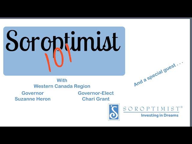 Soroptimist 101