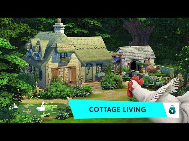 Country Cottage  || The Sims 4 Cottage Living: Speed Build