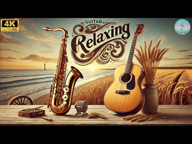 The Best Classical Guitar Instrumental Relaxing Love Song of the century with beautiful scenes US 4K