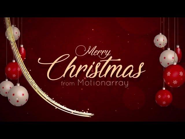 Merry Christmas After Effects Templates