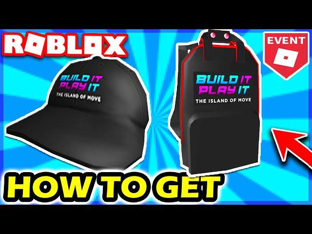 [FREE] *NEW* ROBLOX BUILD IT PLAY IT EVENT ITEMS! | Build It Play It Backpack | Build It Play It Hat