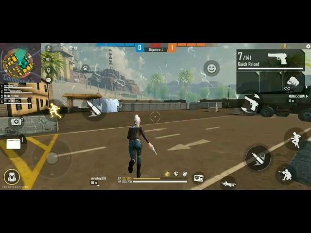 1vs2 clash squad ll Subhash Gaming ll Garena Free Fire