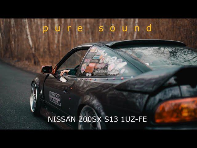 PURE SOUND | V8 Nissan 200sx S13 1uz-fe | 4K