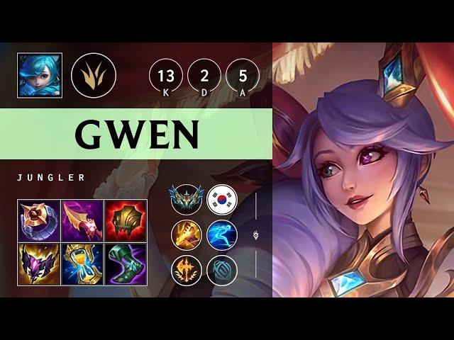 Gwen Jungle vs Karthus - KR Challenger Patch 25.04