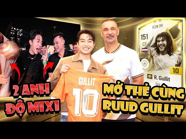 CrisDevilGamer và 2 anh Độ Mixi trò chuyện, ăn trưa cùng huyền thoại Ruud Gullit