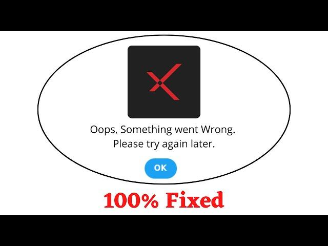 Fix Airtel Xstream Oops Something Went Wrong Error. Please Try Again Later Problem Error Solved