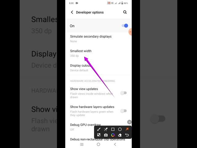 How to vivo y21 phone dpi settings #shorts