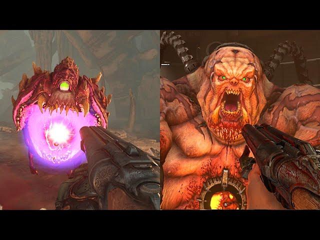 Doom 2016 Combat VS Eternal