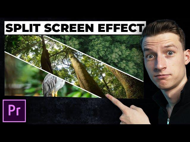 How To Create Split Screens in Premiere Pro 2023 (Step-By-Step)