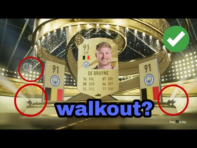 How to tell if it's a walkout FIFA 23!