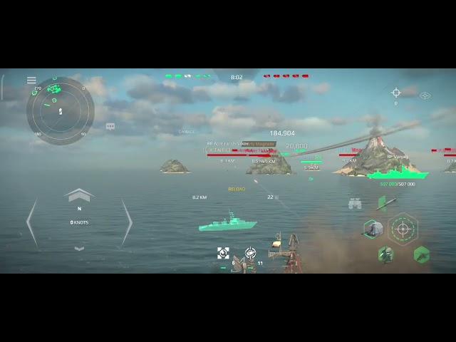 anti sub missile and launcher spamming and annoying enemy using varyag #modernwarship #gaming