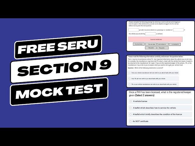 TFL SERU Section 9 - Free Mock Test - Safeguarding Children and Adults at Risk