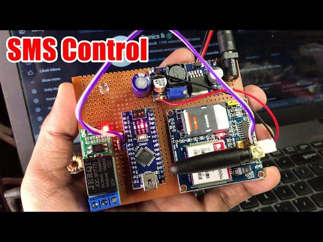 EASIEST Arduino SMS Relay Control Code | Arduino GSM Relay Project | SIM900A GSM Relay Switch