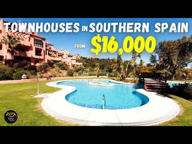 Affordable SPANISH TOWNHOUSES with Garden & Pool from $16K |  Buy Your Dream Home in Spain