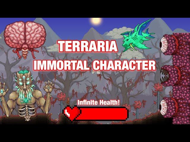 Terraria Immortal Character! (INFINITE HEALTH) (IOS/ANDROID) | Terraria 1.3