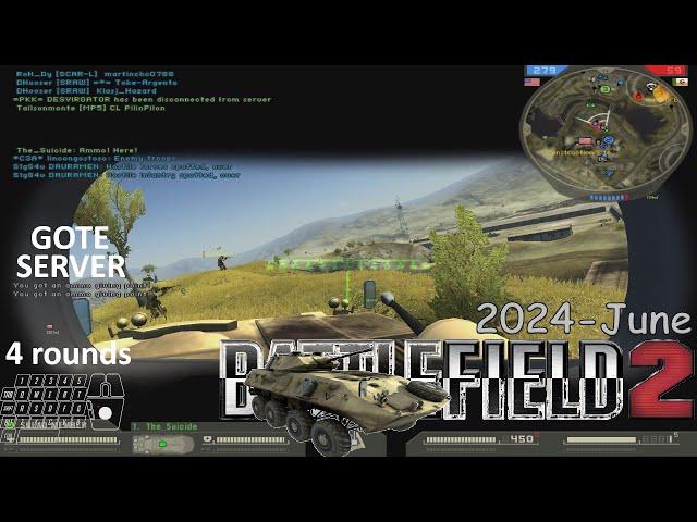 Battlefield 2 in 2024 (212 - GOTE server)