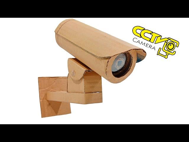 How To Make CCTV Camera at Home DIY Cardboard CCTV Camera Project