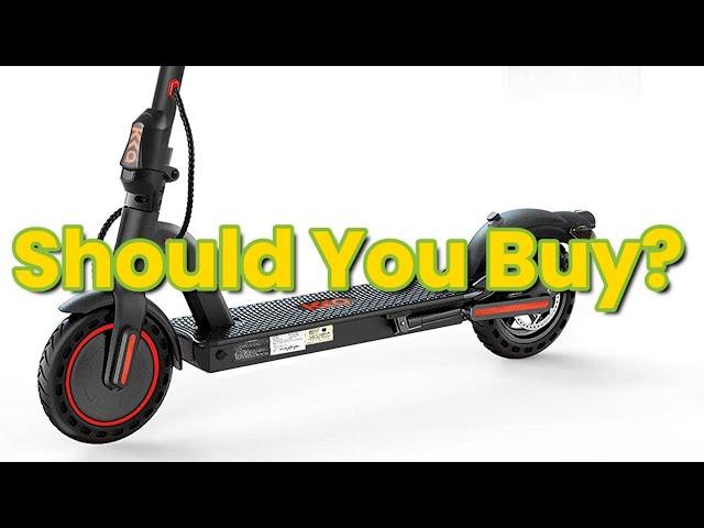 Review Electric Scooter for Adults & Teens UL Certified, Travel up to 18.6 Miles, 350W Motor 8.5"