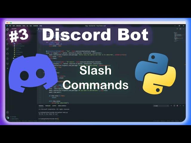 Creating a Discord Bot in Python (2025) | Episode 3: Slash Commands