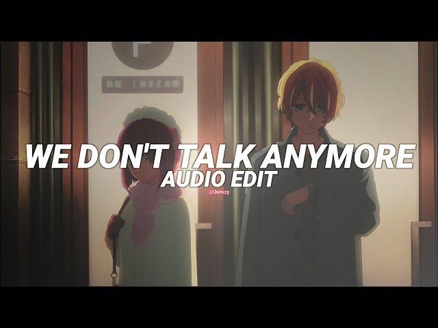 we don't talk anymore (tiktok version) - charlie puth ft. selena gomez [edit audio]