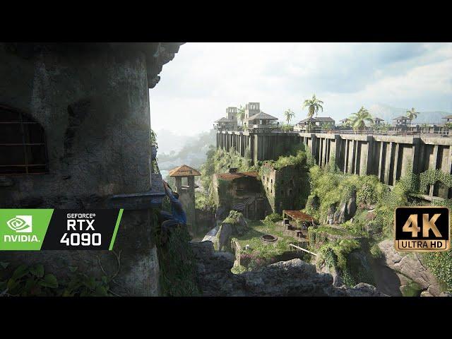 [4k160] Uncharted 4 RTX4090 - RAYTRACING - Beyond all Limits - ULTRA GRAPHICS showcase gameplay 2022