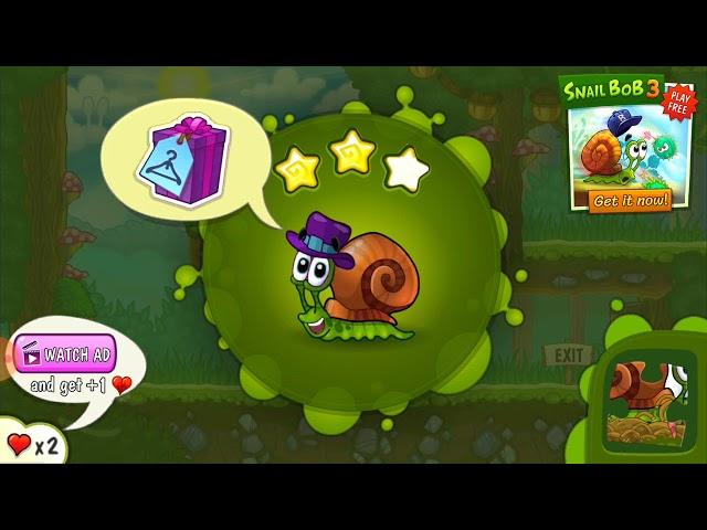 Snail bob 2 / 3 stars and puzzle piece / level 1-7