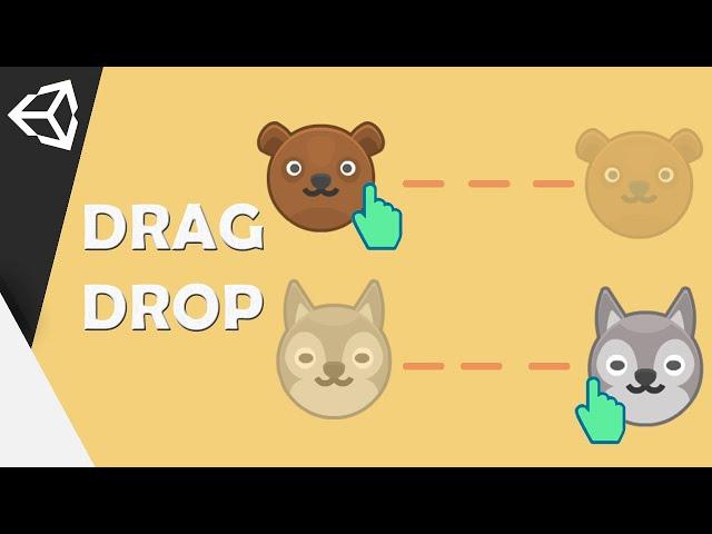 Simple Drag and drop 2D [Unity 2019]  - Works for Android 