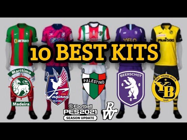 10 BEST KITS PES 2021 MOBILE - DLC UPDATES NO PATCH (2) | RW. PES