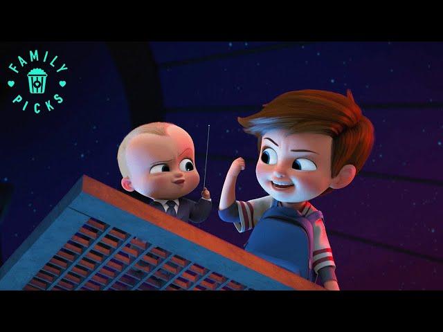 Tim and Boss Baby Stop the Launch of the Forever Puppies | The Boss Baby