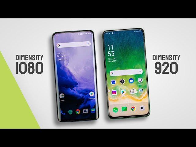 Dimensity 1080 Vs Dimensity 920 | Antutu Benchmark & Specification