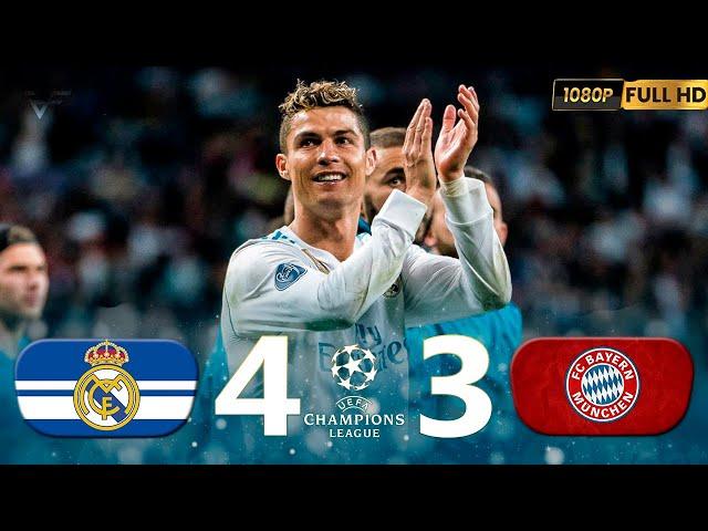 Real Madrid vs Bayern München (4-3 agg) UCL 2017-2018 / Semi Final / 1,2 Leg / All Goals & Highlight