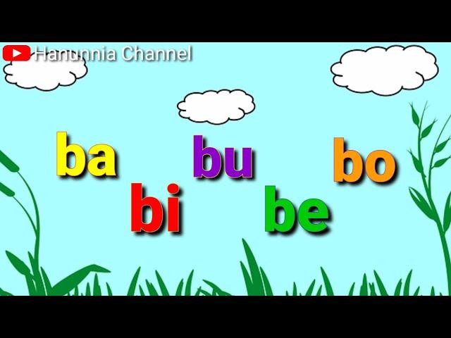 Belajar Membaca Anak Paud dan TK | Cara Cepat Belajar Membaca Huruf ABC | part 1