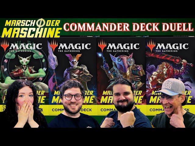 Magic the Gathering spielen lernen | March of the Machine Commander Deck Tutorial Match deutsch 2023