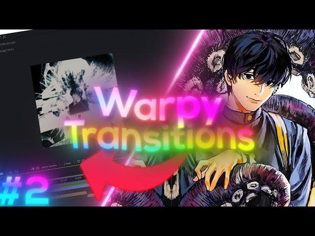 Creative warpy transitions tutorial #2 | After Effects