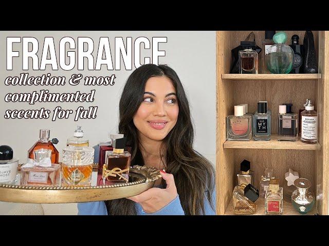 FRAGRANCE COLLECTION 2024 | luxury and affordable perfumes + most complimented scents for fall