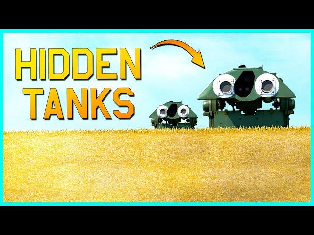 War Thunder But The Tanks Are HIDDEN