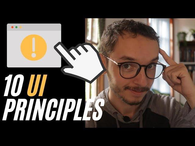 Web UI Tips, 10 General Principles of User Interface Design