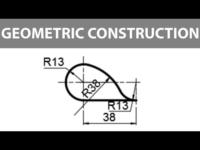 Tangency Problem 2 || Technical Drawing