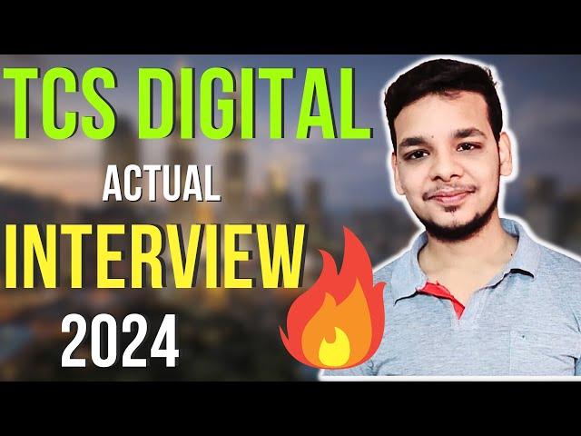 Latest TCS Digital Interview Experience 2024 | Actual TCS Digital Interview Questions Asked