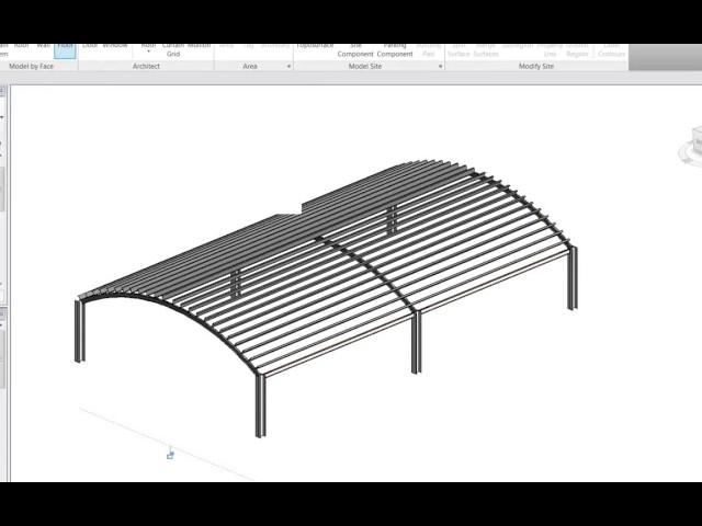 Purlins on Curved Roof1