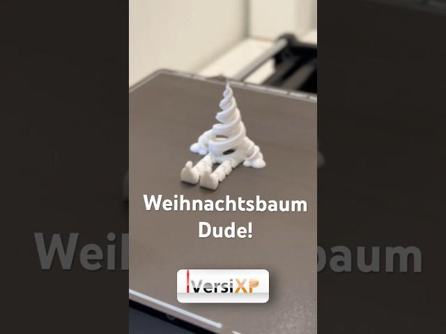 #shorts Ich hab einen Weihnachtsbaum Dude gedruckt! #christmas #3ddruck #3dprinting #prusa #bambulab